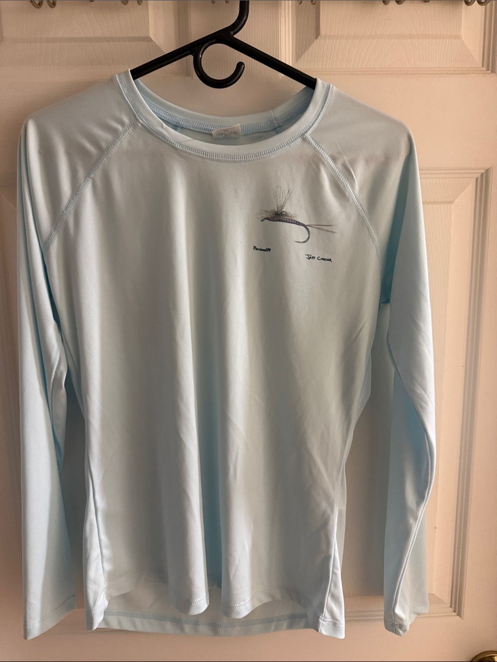 Women’s Light Blue Long-Sleeve fly fishing Shirt
